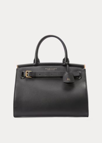 Ralph Lauren Calfskin Medium RL50 Handbag Černé | 6fVc8Hs9