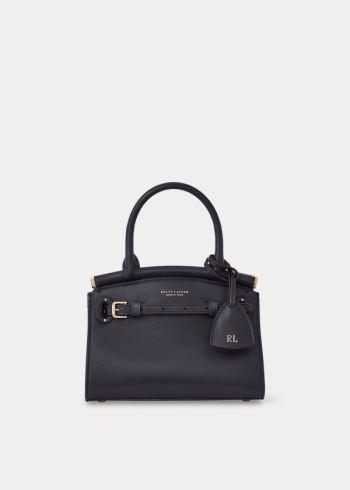 Ralph Lauren Calfskin Mini RL50 Handbag Tmavě Blankyt | zk4q2UWB