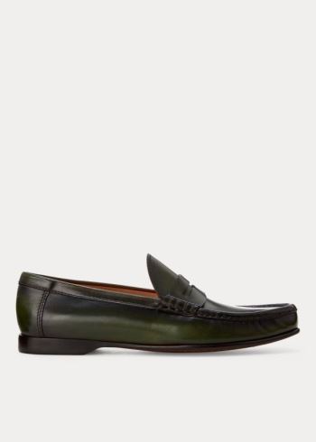 Ralph Lauren Chalmers Calfskin Penny Loafer Černé | 2ma5OpSV