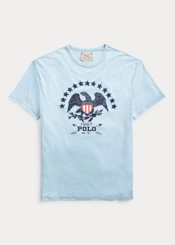 Ralph Lauren Classic Fit Graphic T-Shirt Blankyt | CuBn8Pgf