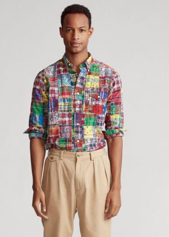 Ralph Lauren Classic Fit Madras Shirt Viacfarebný | wvKlxalW