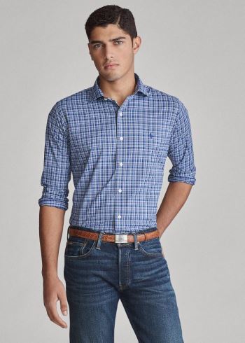 Ralph Lauren Classic Fit Performance Shirt Fialové Viacfarebný | 5Z4VVyxE