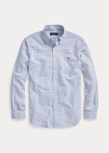 Ralph Lauren Classic Fit Plaid Oxford Shirt Blankyt Bílé Viacfarebný | N4rthbl9