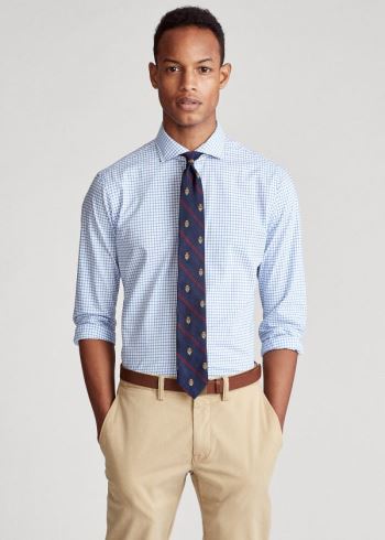 Ralph Lauren Classic Fit Plaid Poplin Shirt Bílé Blankyt | hbJJbIxs