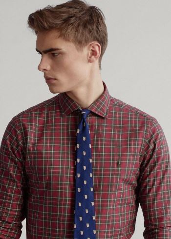 Ralph Lauren Classic Fit Plaid Twill Shirt Červené Hnědé Viacfarebný | RugZY8ID