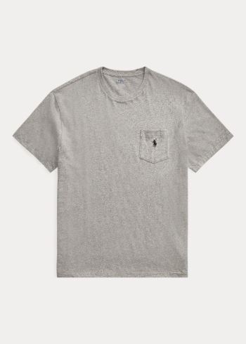 Ralph Lauren Classic Fit Pocket T-Shirt Šedé | 2iqCxZvh