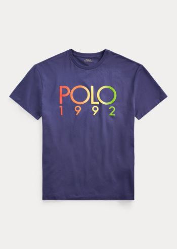 Ralph Lauren Classic Fit Polo 1992 T-Shirt Tmavě Blankyt | B1KgHIxY