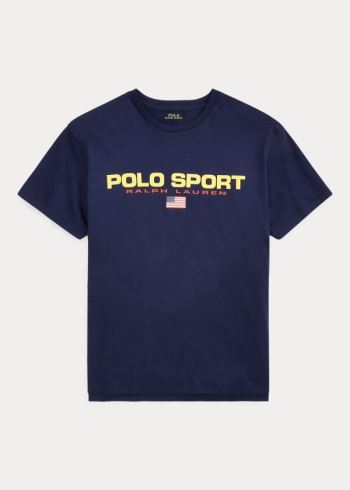 Ralph Lauren Classic Fit Polo Sportovní T-Shirt Tmavě Blankyt | Pml5ef9a