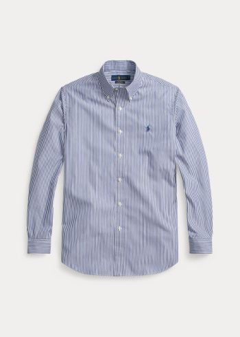 Ralph Lauren Classic Fit Striped Shirt Tmavě Blankyt Bílé | hvTpGjL0