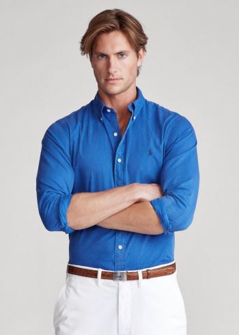 Ralph Lauren Classic Fit Twill Shirt Blankyt | a1TUfIMk