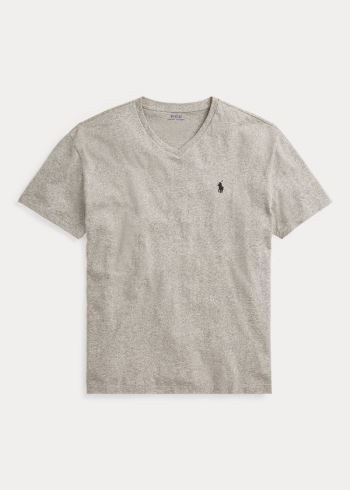 Ralph Lauren Classic Fit V-Neck T-Shirt Šedé | 1exOywuk