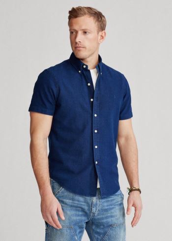 Ralph Lauren Classic Indigo Oxford Shirt Indigo | coQxymbW