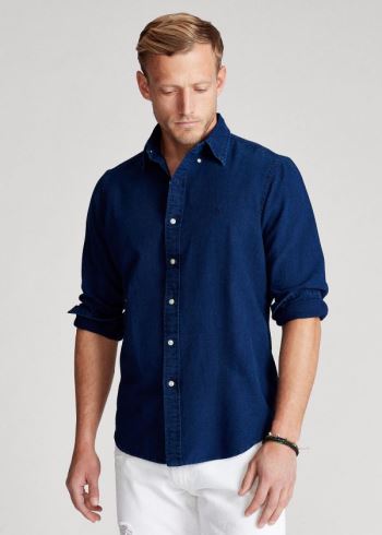 Ralph Lauren Classic Indigo Oxford Shirt Indigo | n02hixTa