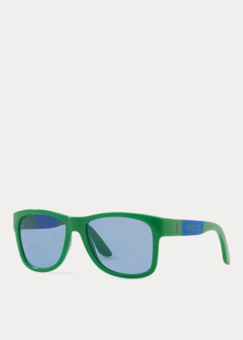 Ralph Lauren Color-Blocked Sunglasses Světle Zelene | HZsFDEp2