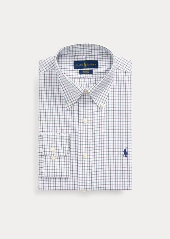 Ralph Lauren Custom Fit Tattersall Shirt Fialové Bílé Viacfarebný | cVPJ7XDj