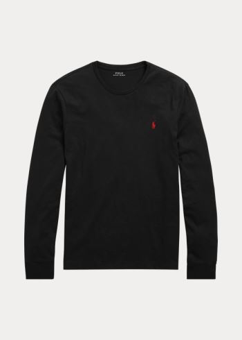 Ralph Lauren Custom Slim Fit Jersey T-Shirt Černé | ctCmcYx7