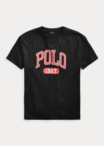 Ralph Lauren Custom Slim Fit Logo T-Shirt Černé | tq0iZODr