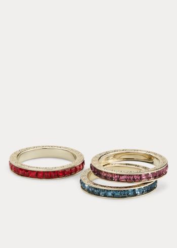 Ralph Lauren Embellished Stackable Rings Viacfarebný | RFh2ot2k