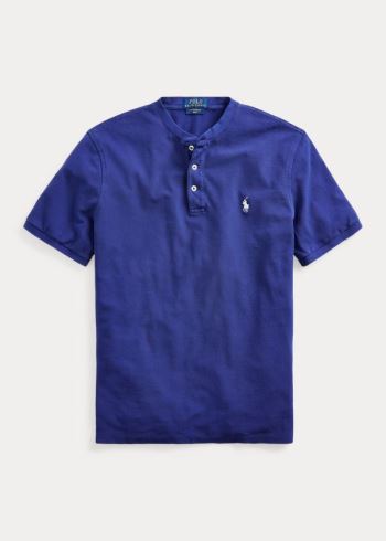 Ralph Lauren Featherweight Mesh Henley Královská Modrá Blankyt | ormOA9PM