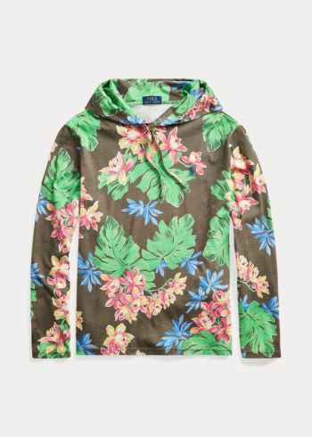 Ralph Lauren Floral Jersey S Kapucí T-Shirt Viacfarebný | waQ1Keow