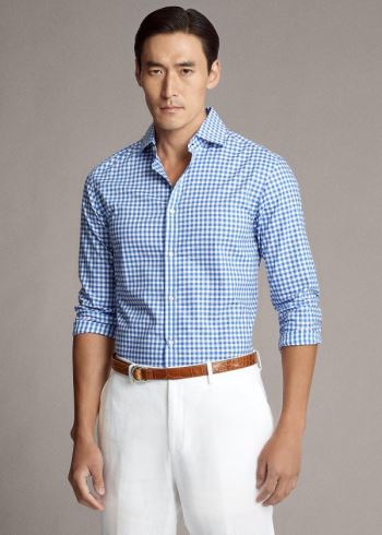 Ralph Lauren Gingham Twill Shirt Blankyt | OO3gH7ku