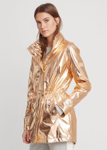 Ralph Lauren Gold-Tone Anorak Jacket Zlaté | S1MRSSAi