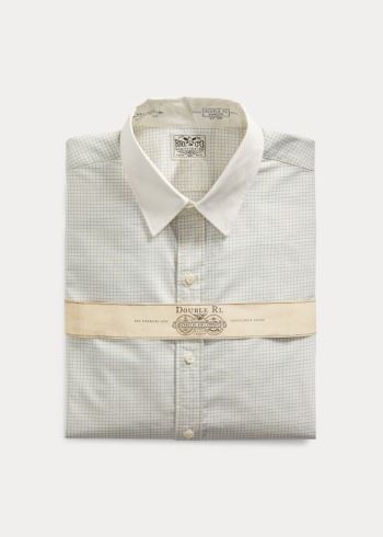 Ralph Lauren Grant Slim Fit Checked Shirt Krém Tmavě Blankyt | uXzZF8cK