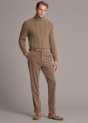 Ralph Lauren Gregory Corduroy Trouser Hnědé | Cc36NvQs