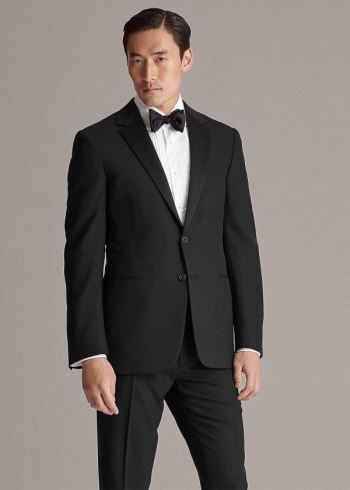 Ralph Lauren Gregory Notch-Lapel Tuxedo Černé | cDyZgAMB