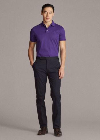 Ralph Lauren Gregory Twill Suit Trouser Tmavě Blankyt | uX0CvUvz