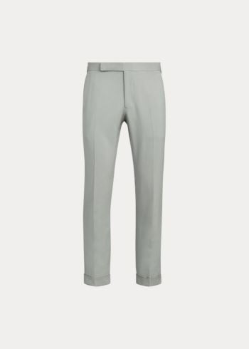 Ralph Lauren Gregory Wool Gabardine Trouser Šedé | etcs6yLg