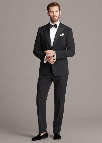 Ralph Lauren Gregory Wool Peak-Lapel Tuxedo Černé | aDf1jjyu