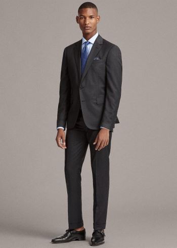 Ralph Lauren Gregory Wool Serge Suit Tmavě Šedé | 4U2PGuRe