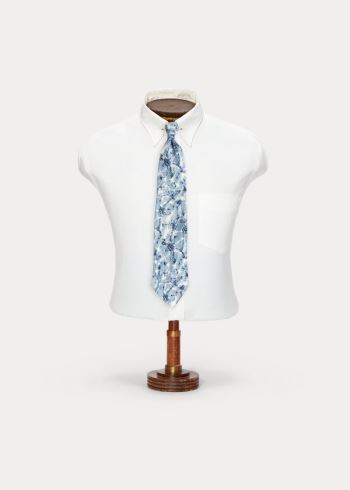 Ralph Lauren Handmade Silk Jacquard Tie Světle Blankyt Viacfarebný | RTDgcHHD