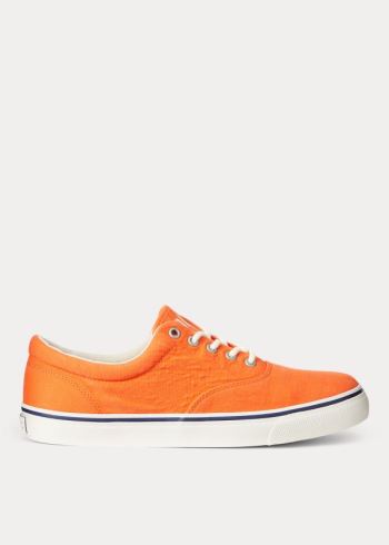 Ralph Lauren Harpoon Platene Sneakers Světle Oranžové | tgm2jV3A