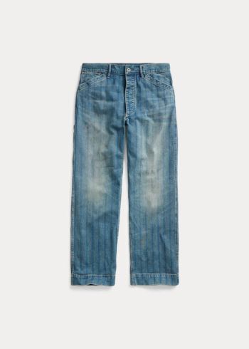 Ralph Lauren Indigo Bavlněné Twill Pracovní Pant Indigo | Gfhy4Jdy