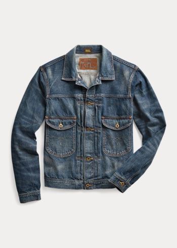 Ralph Lauren Indigo Denim Jacket Blankyt Blankyt Světle Modré | l7XAAXdf