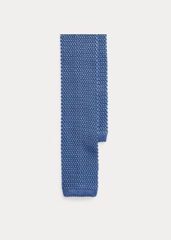 Ralph Lauren Knit Mulberry Silk Tie Světle Blankyt | Me7qnxfU