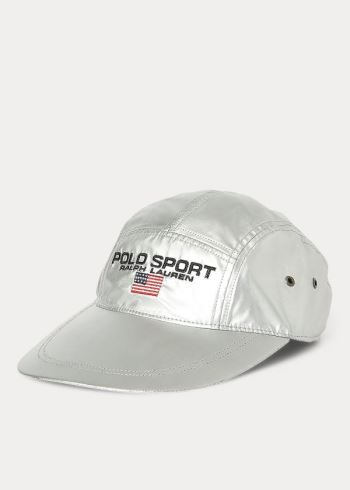 Ralph Lauren Limited-Edition Metallic Cap Stříbrné | zACMIgHt