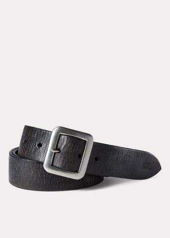 Ralph Lauren New Burlington Læder Belt Černé | cdOqW98H