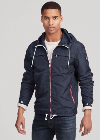 Ralph Lauren Packable S Kapucí Jacket Tmavě Blankyt | bliYbo02