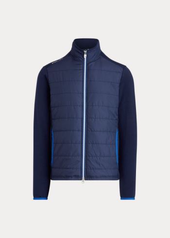 Ralph Lauren Paneled Stretch Terry Jacket Tmavě Blankyt | 0IDzX7Ri