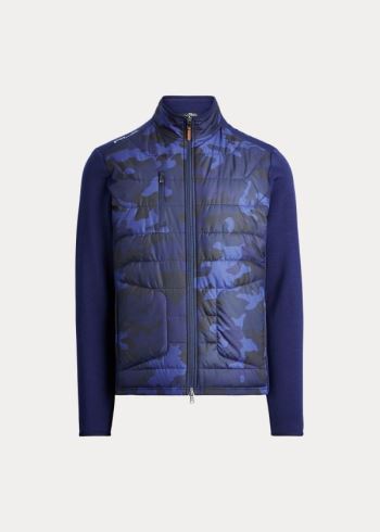 Ralph Lauren Paneled Stretch Terry Jacket Tmavě Blankyt Maskáčové | 99wANu3P