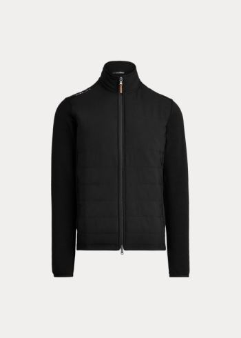 Ralph Lauren Paneled Stretch Terry Jacket Černé | tDOUvUL3