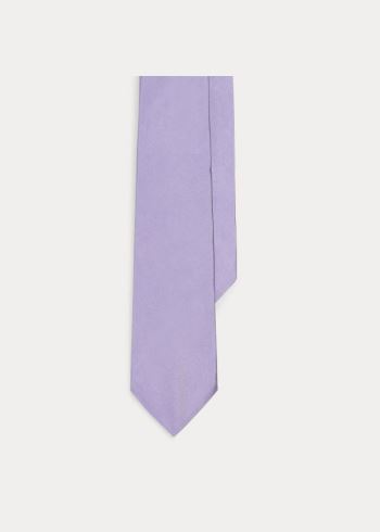 Ralph Lauren Peau de Soie Narrow Tie Fialové | MW8wMvC4