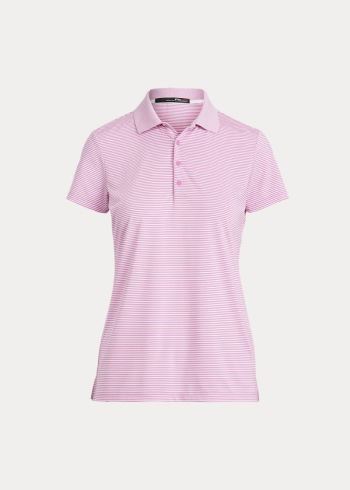 Ralph Lauren Performance Golfové Polo Růžové Bílé | DQnRChN7