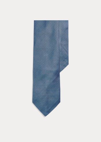 Ralph Lauren Pin Dot Silk Narrow Tie Královská Modrá Blankyt Bílé | TyFhhRiC