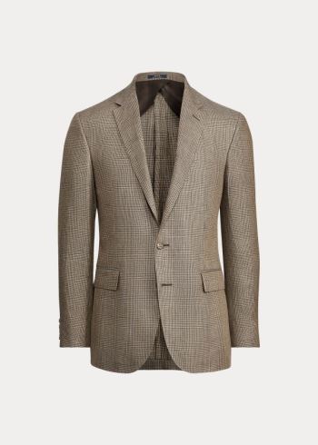 Ralph Lauren Polo Glen Plaid Suit Jacket Hnědé | thKHRyDF