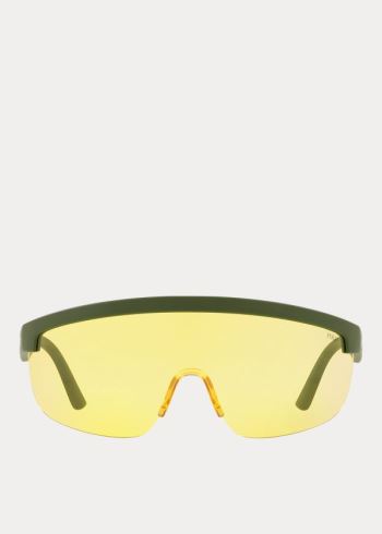 Ralph Lauren Polo Sportovní Shield Sunglasses Žluté | LSyY7TwW