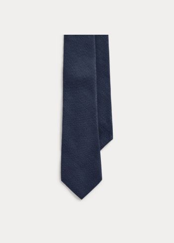 Ralph Lauren Print Cashmere-Silk Tie Tmavě Blankyt | hjYiU5hX